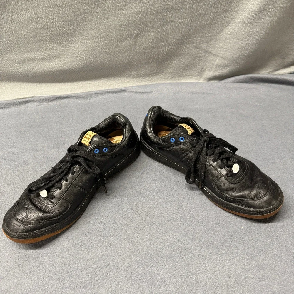 Nike Zoom Sneakers Mens 10.5 Supreme Court XV Black Leather Low Top 447843-003